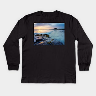 Bamburgh Castle Sunrise Kids Long Sleeve T-Shirt